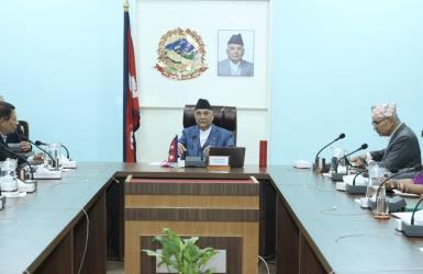 बाढी, पहिरो तथा डुबानबाट प्रभावितलाई तत्काल राहत उपलब्ध गराउः प्रधानमन्त्री ओली